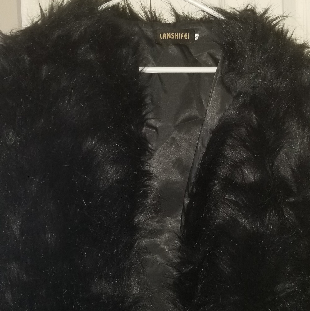 Faux fur jacket